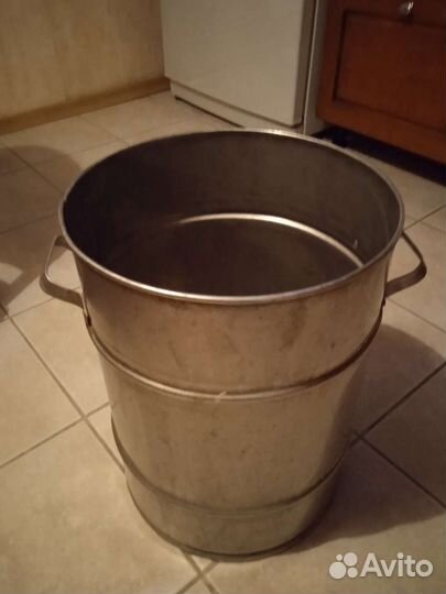 Бачок из нержавейки на 3 ведра