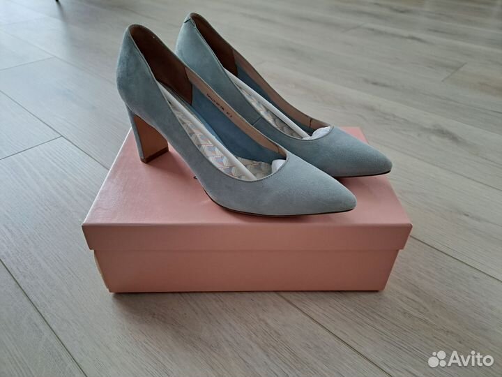 Туфли женские 37 размер натуральная замша Эконика