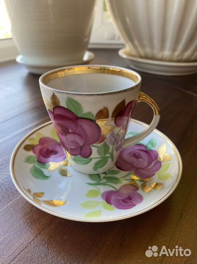 Кофейная пара фарфор