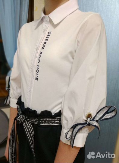 Блуза школьная на девочку