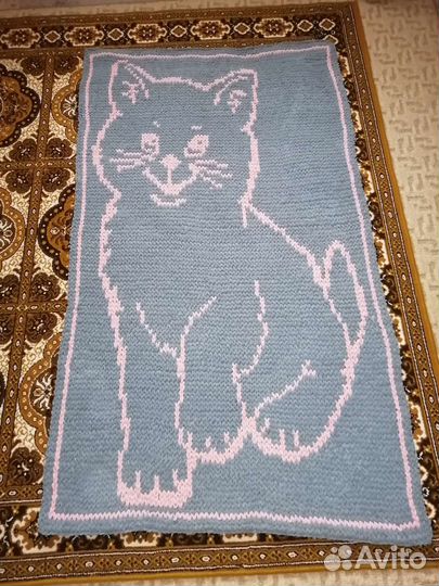 Вязанный плед детский под заказ