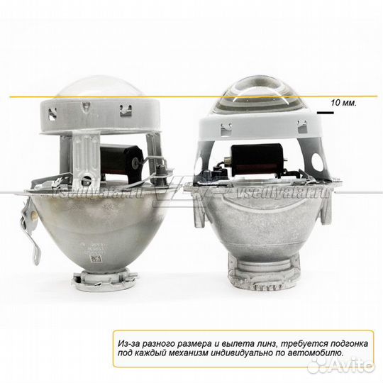 Переходные рамки для замены линз в фарах Audi A6 C