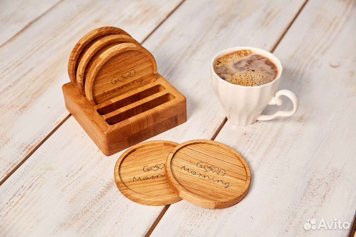 Подставки под кружки и сладкое 