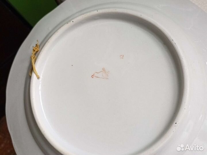 Тарелка декоративная окно Дулево В.К Яснецов