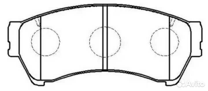 HSB HP9916 Колодки торм