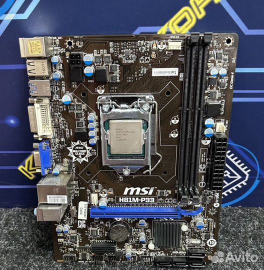 Комплект Msi H81M-P33 (1150 сокет) + i5-4440