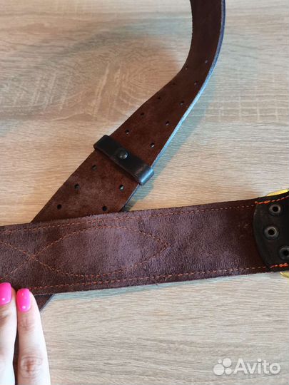 Ремень мужской кожаный