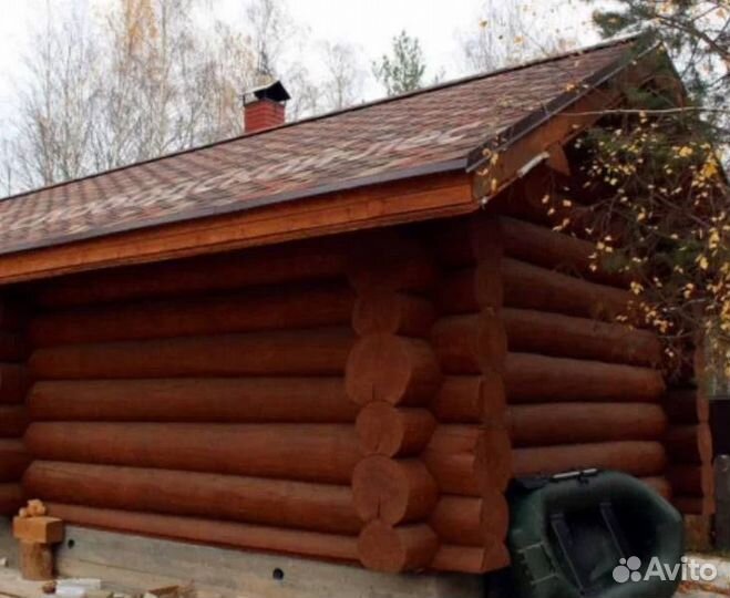 Срубы домов и бань