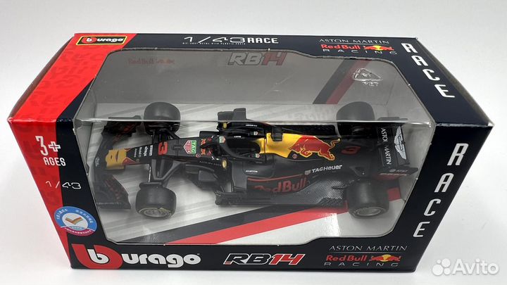 Red Bull Racing F1 Team RB14 #3 Daniel Ricciardo