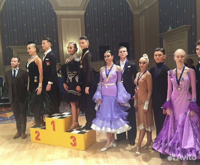 Платье для бальных танцев стандарт