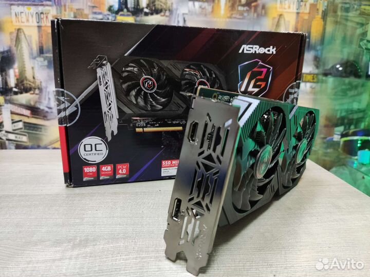 Видеокарта AsRock Phantom Gaming RX 6500XT