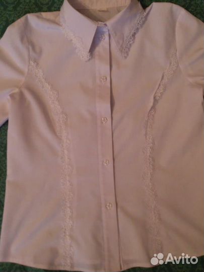 Школьная блузка р. 158