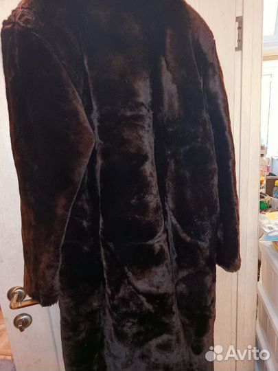 Шуба из цигейки