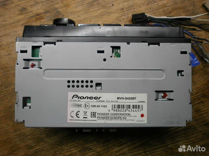 Магнитола pioneer MVH-s420BT