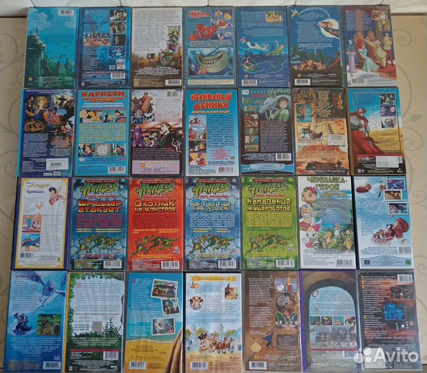 Мультики от еа, черепашки / видеокассеты / VHS