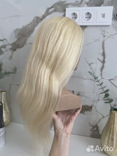 Голова манекен новый натуральные волосы болванка