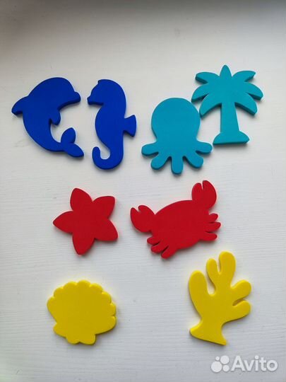 Игрушки для ванной для малышей пакетом