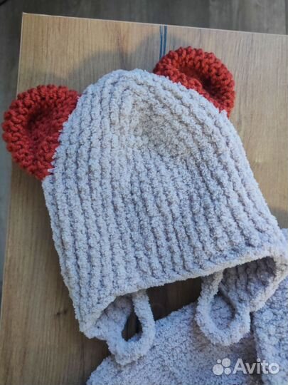 Вязаный костюм для мальчика