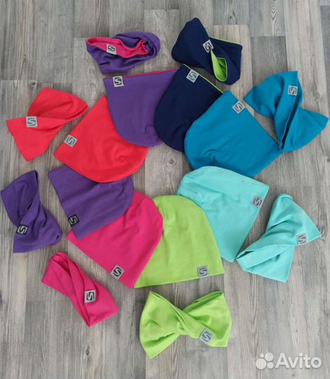 Комплект шапка +снуд хлопок (2-х слойная)