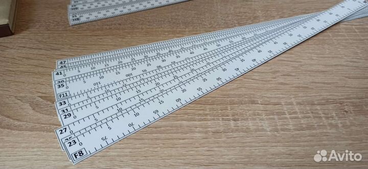 Лекальные линейки (компл. 1:1 / 1:2 ) SK700, SK562