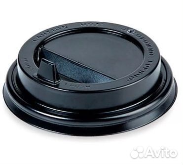 Крышка для горячих напитков 70 мм белая, черная