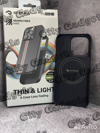 Чехол Pitaka для iPhone 15 Pro Rhapsody 600D