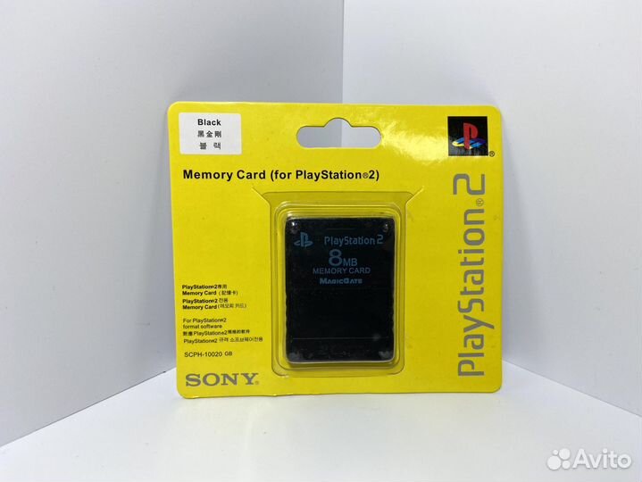 Карта памяти 8 Mb PlayStation 2