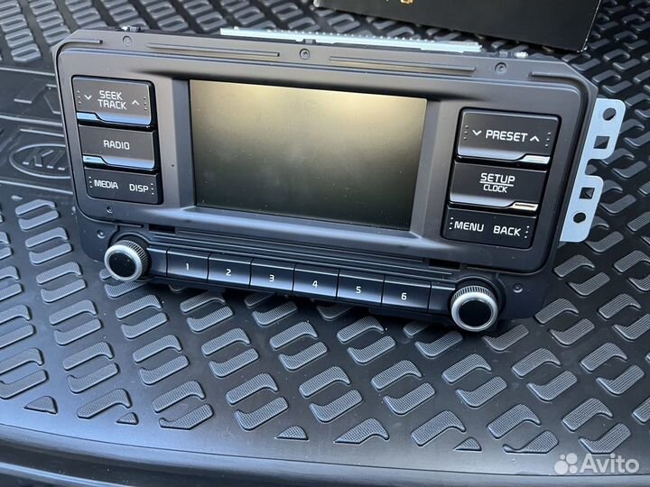 Новая Штатная магнитола kia rio