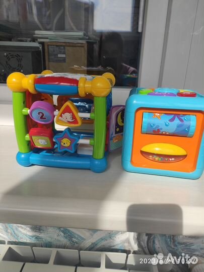 Развивающие игрушки музыкал. кубики, утка, ночник