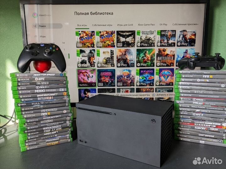 Xbox Series X + 465 игр / One X