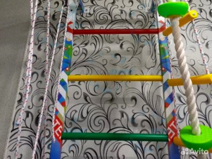 Детская шведская стенка с принт рисунком