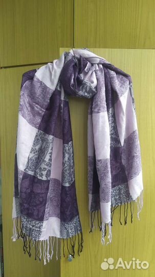 Вязанный шарф (палантины)