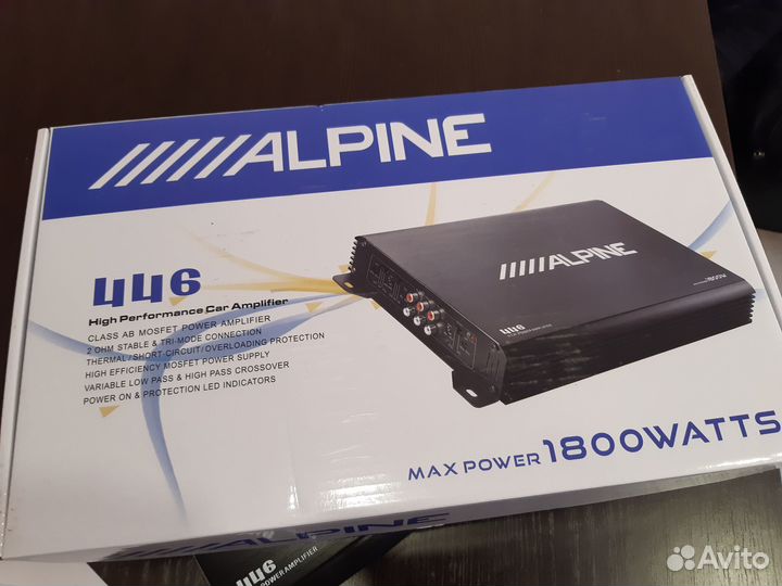 Усилитель Alpine 4х канальный