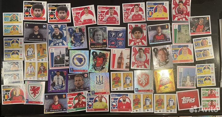 Евро 2024 наклейки