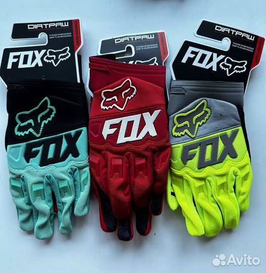 Перчатки для мотокросса Эндуро картинга Fox