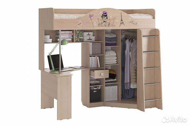 Амели Набор мебели Детский комплекс дуб млечный