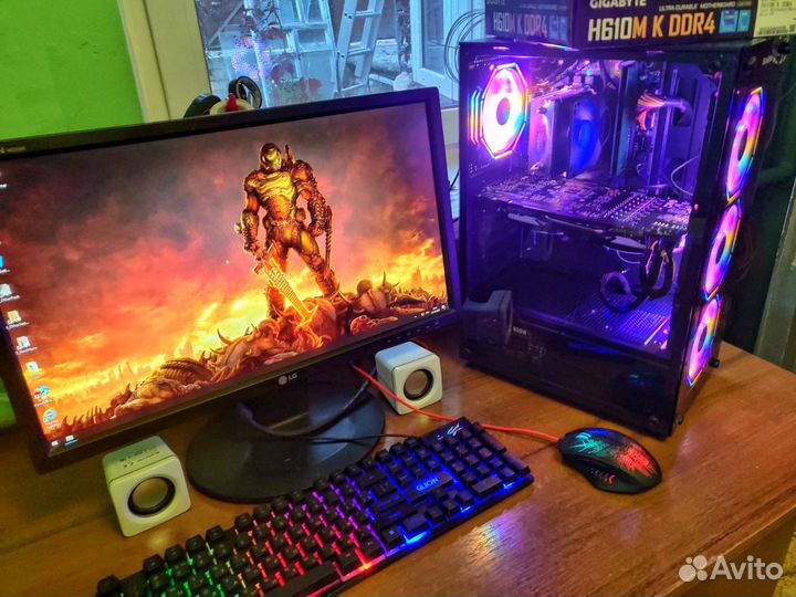 Новый Игровой пк Intel i3 12100f/Gtx 1080ti/Ddr4