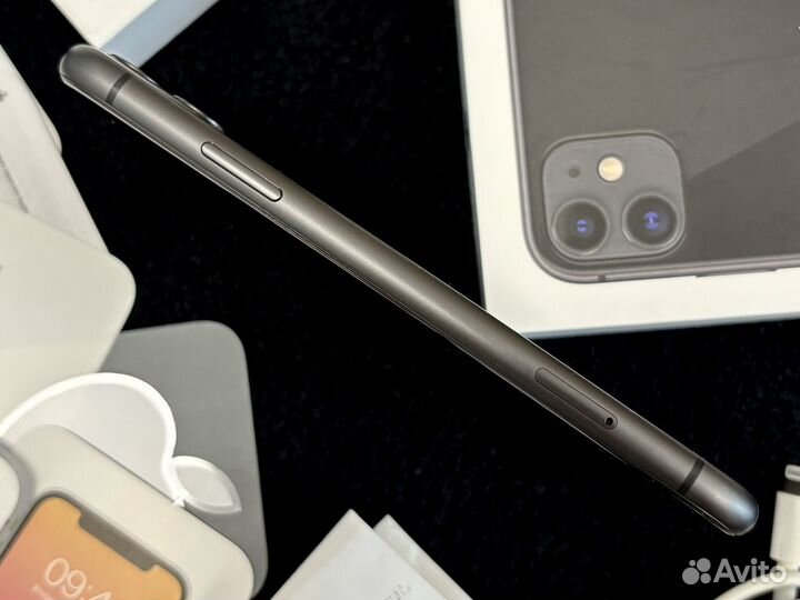 Эпл Айфон 11 Чёpный 128гб Sim/eSim