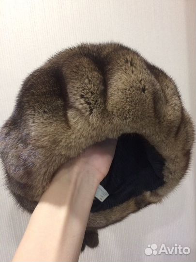 Берет (шапка) из норки р.56