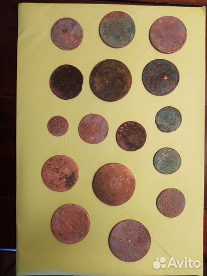 Царские монеты медные