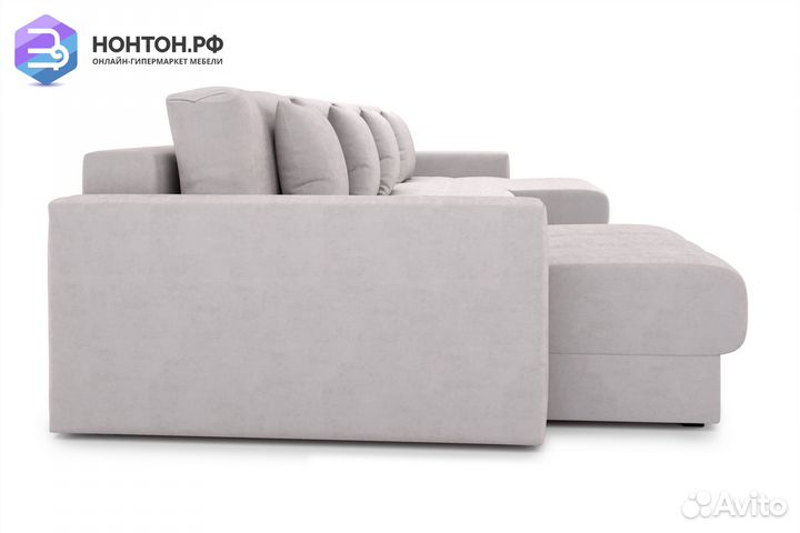 Диван п-образный тик-так Монарх М2О2 бежевый