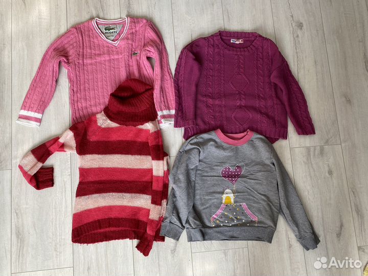Вещи пакетом на девочку 110 -128
