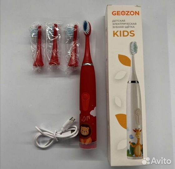 Электрическая зубная щетка Geozon детская (новая)