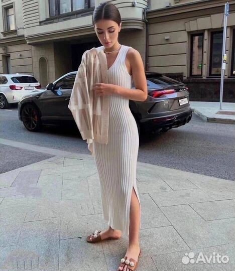 Платье женское лапша