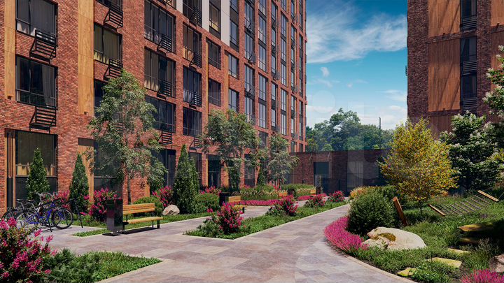 1-к. квартира, 43,5 м², 21/21 эт.