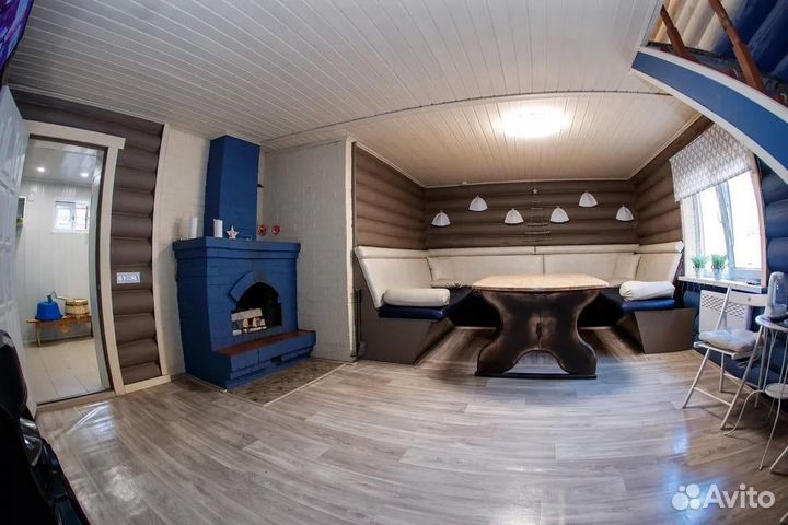 Русская Баня на дровах, бассейн, беседка