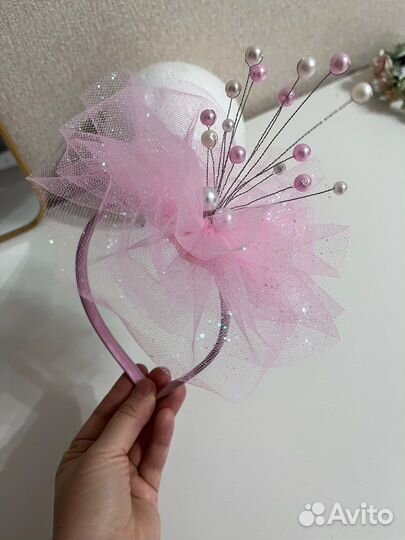 Ободок бусинка