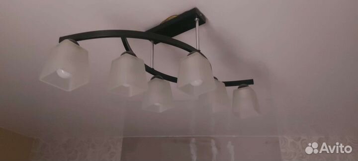 Люстра потолочная бу