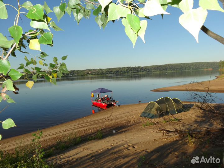Прогулка на Плоту по Каме