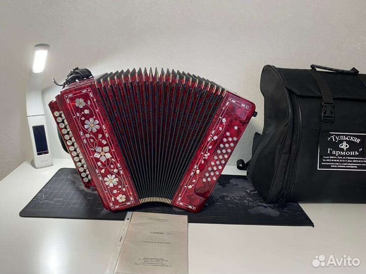 Гармонь заказная Фа мажор